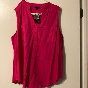TORRID Linen Pullover Tank. NWT size 1